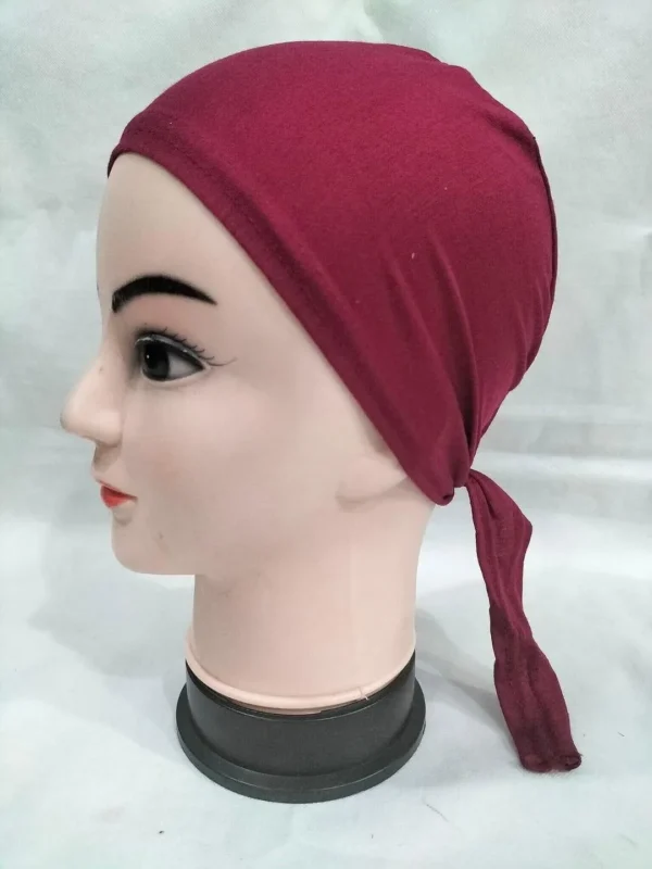 Soft Stretchable Jersey Hijab Caps 6 Colors Free Size